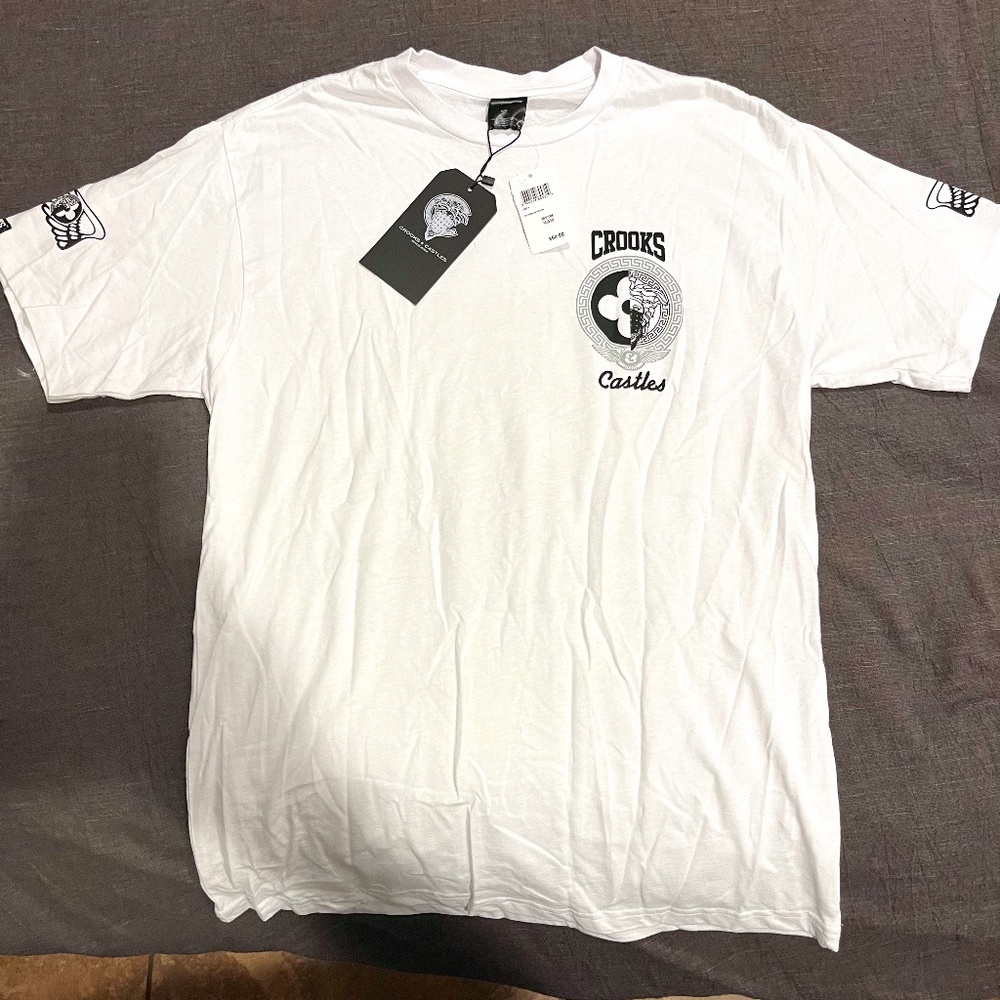 Crooks & Castles Wings SS Tee White